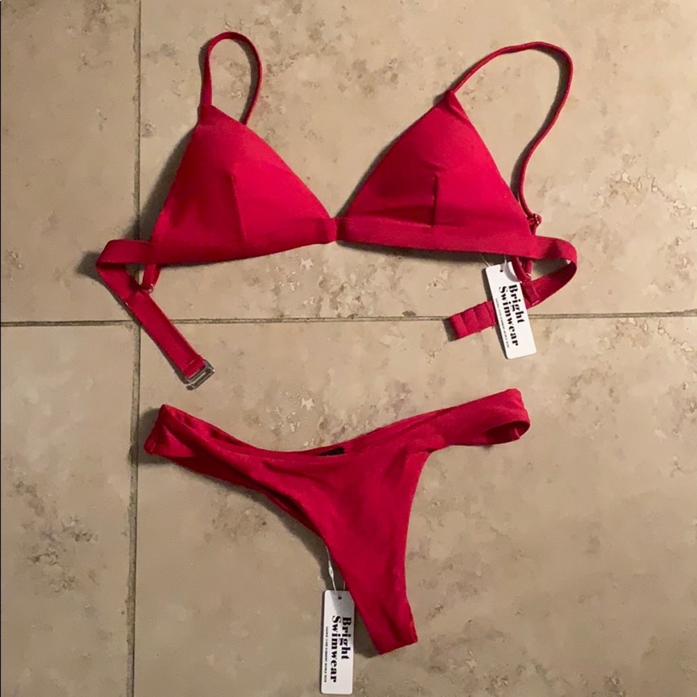 Bright Swimwear red bikini